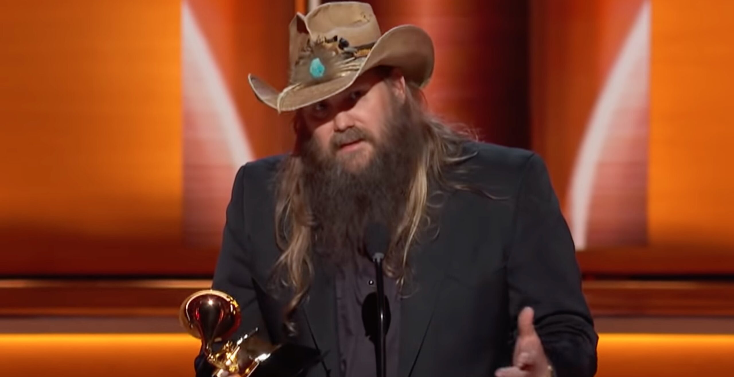 Chris Stapleton Wins Best Country Solo Performance in Grammys Ceremony