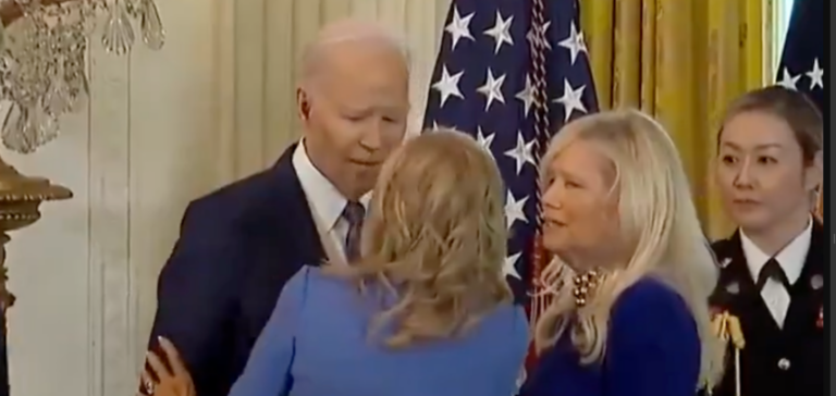 Jill Biden Rushes In To Help Confused Joe Speaking To Another Woman ...